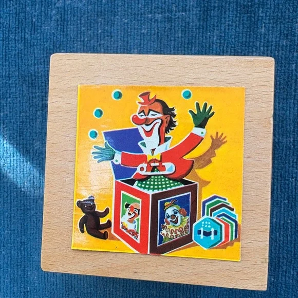 Vintage Hermann Eichorn Wooden Jack in the Box. - Picture 5 of 7